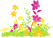 Decorative flower animation